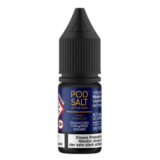 Pod Salt Origin Nikotinsalz - True Tobacco - 10ml Liquid 20mg