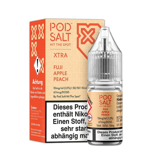 Pod Salt Xtra Nikotinsalz Fuji Apple Peach Liquid