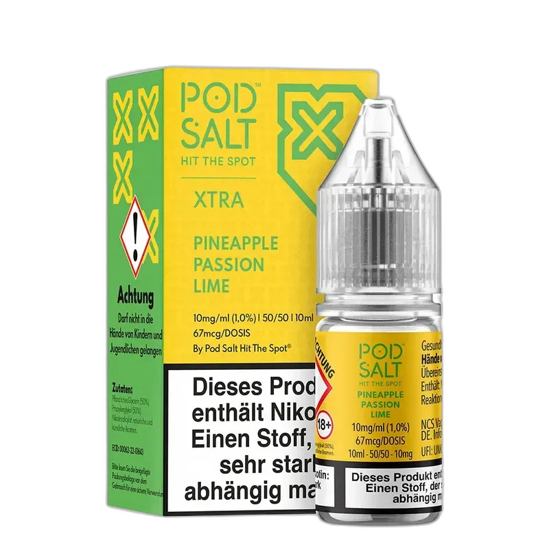 Pod Salt Xtra Nikotinsalz Pineapple Passion Lime Liquid