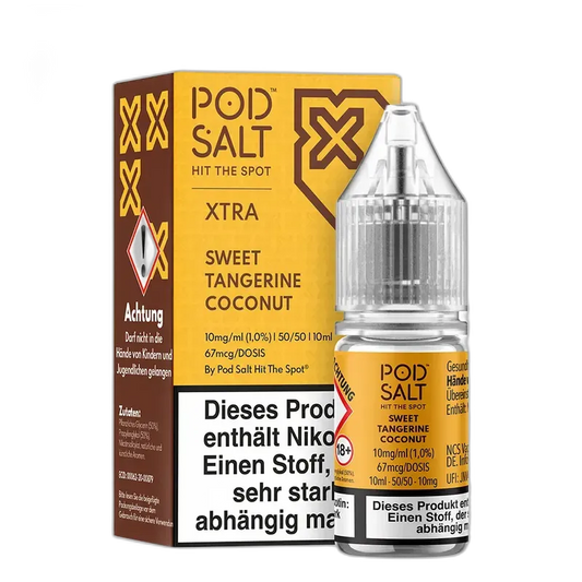 Pod Salt Xtra Nikotinsalz Sweet Tangerine Coconut Liquid