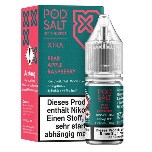 Pod Salt Xtra Nikotinsalz Pear Apple Raspberry Liquid