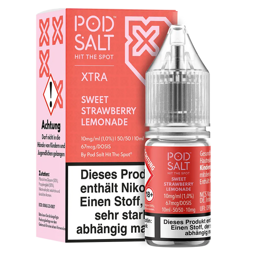 Pod Salt Xtra Nikotinsalz Sweet Strawberry Lemonade Liquid