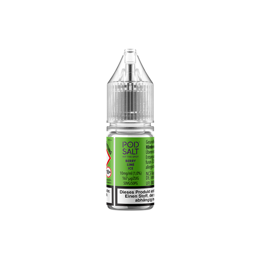 Pod Salt Xtra Nikotinsalz - Berry Lime Ice - Liquid 10mg 10ml