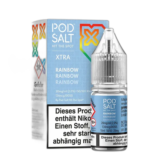 Pod Salt Xtra Nikotinsalz - Rainbow - 10ml Liquid 20mg