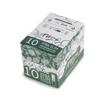 [Paket] 10x Purize Aktivkohlefilter XTRA Slim - Size 5,9mm - White - 10stk