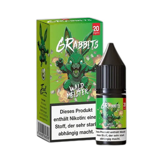 6Rabbits Nikotinsalz - Waldmeister - 10ml Liquid 20mg