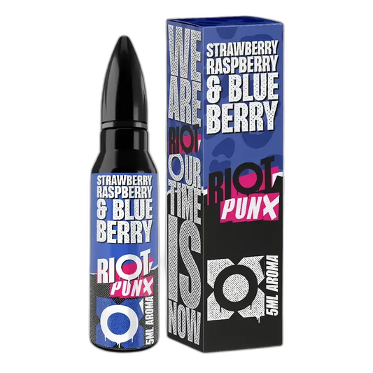 Riot Squad Aroma Longfill - Strawberry, Raspberry & Blueberry - 5ml in 60ml Flasche