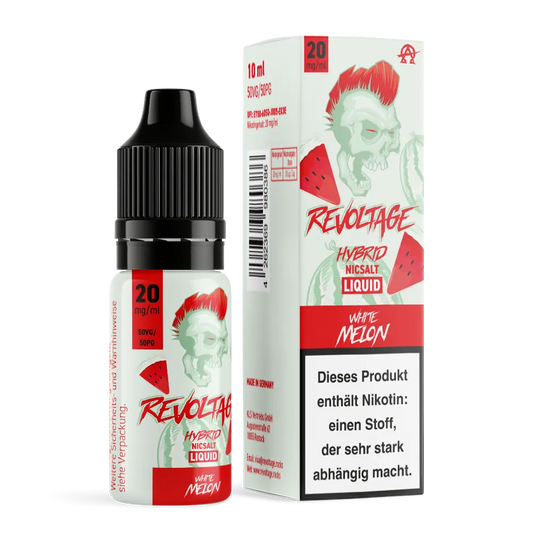 Revoltage Hybrid Nikotinsalz - White Melon - Liquid 20mg 10ml