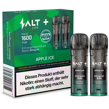 [Paket] 10x SALT Plus Lite Pods Apple Ice 20mg/ml
