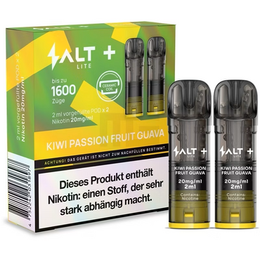 [Paket] 10x SALT Plus Lite Pods Kiwi Passion Fruit Guava 20mg/ml