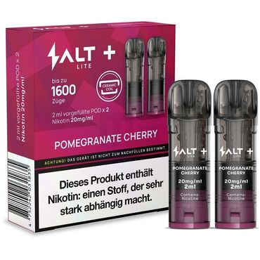 [Paket] 10x SALT Plus Lite Pods Pomegranate Cherry 20mg/ml
