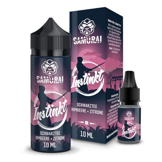 Samurai Longfill - Instinkt - 10ml Aroma in 120ml Flasche