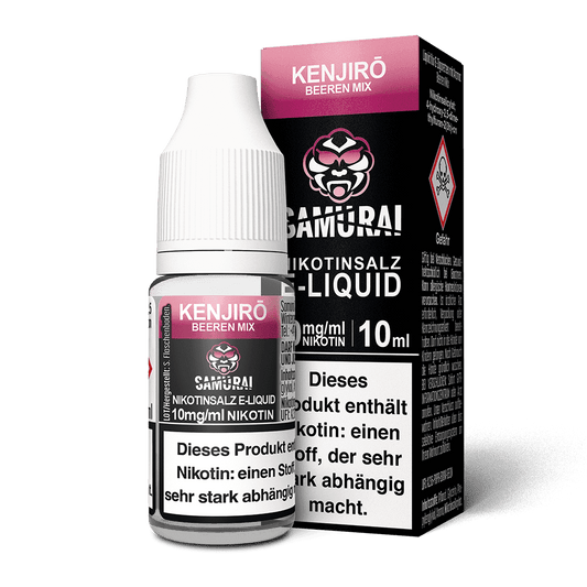 Samurai Nikotinsalz Kenjiro Beeren Mix Liquid