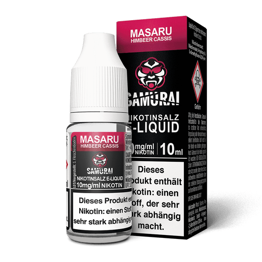 Samurai Nikotinsalz Masaru Himbeer Cassis Liquid