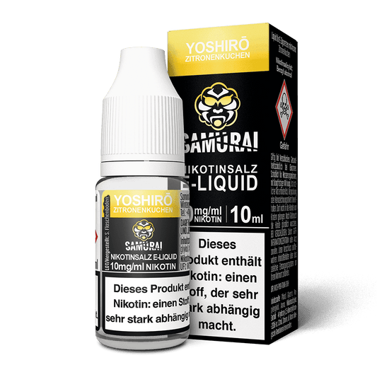 Samurai Nikotinsalz Yoshiro Zitronenkuchen Liquid