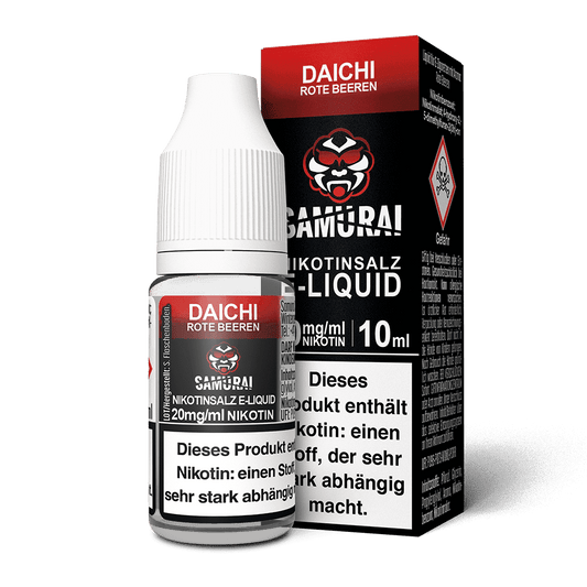 Samurai Nikotinsalz - Daichi Rote Beeren - Liquid 20mg 10ml