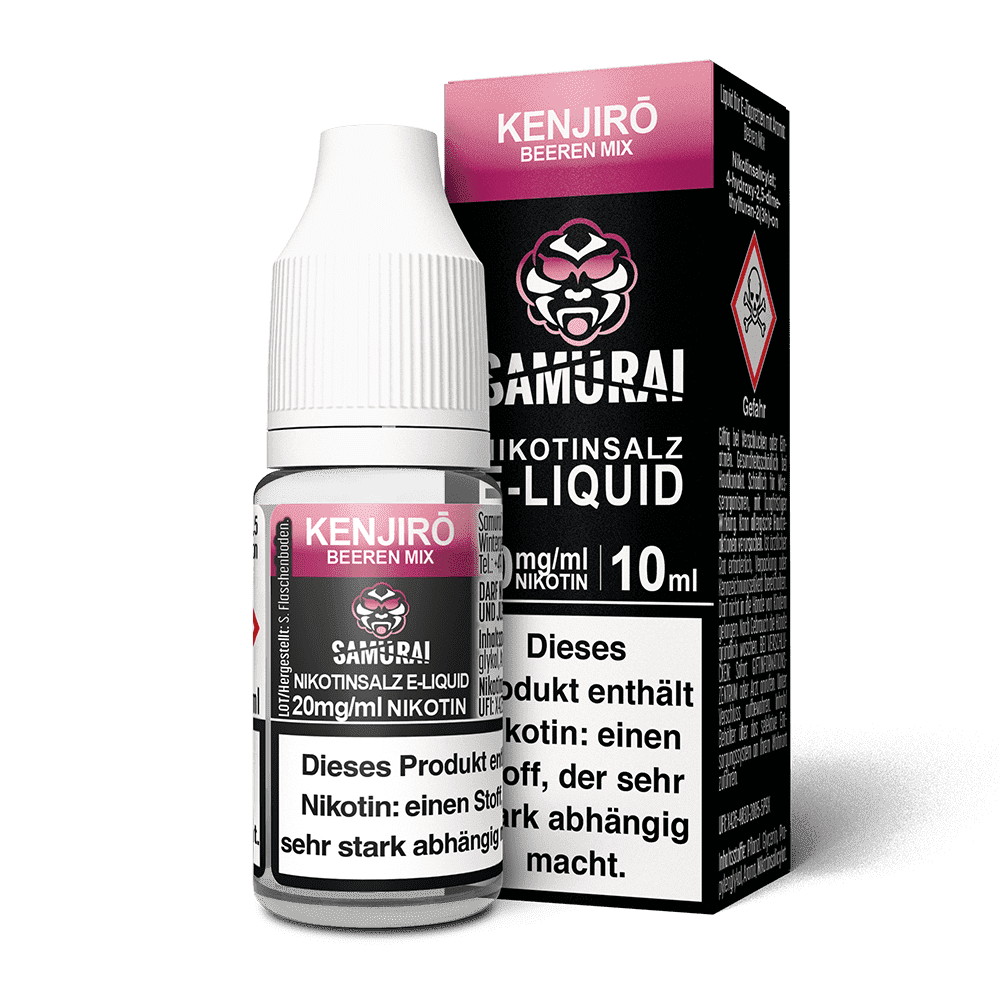 Samurai Nikotinsalz - Kenjiro Beeren Mix - Liquid 20mg 10ml