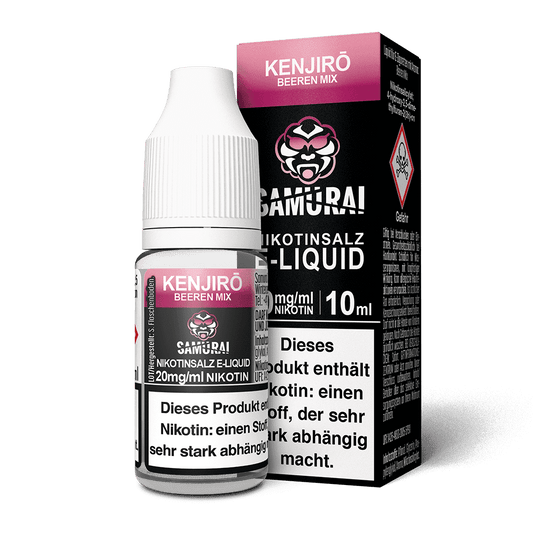 Samurai Nikotinsalz - Kenjiro Beeren Mix - Liquid 20mg 10ml