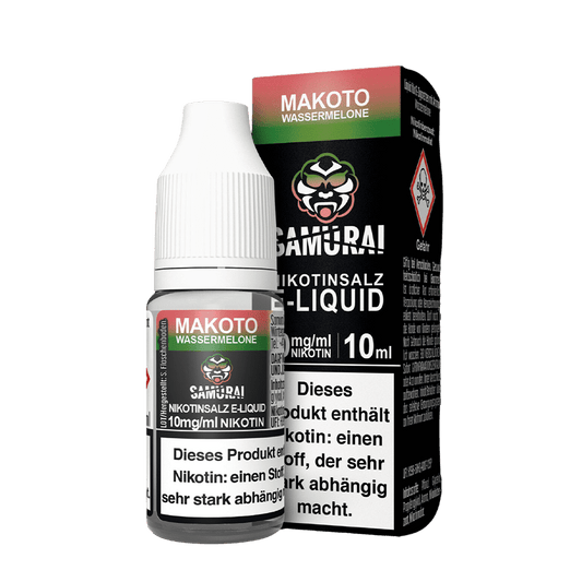 Samurai Nikotinsalz - Makoto Wassermelone - Liquid 20mg 10ml