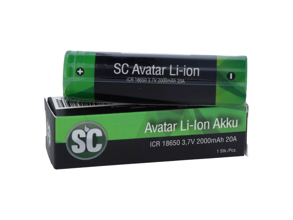 SC 18650er Akku 2000 mAh - 3,7V