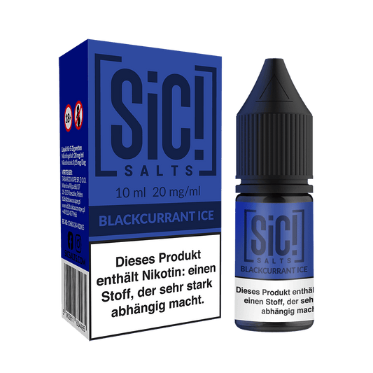 SIC Nikotinsalz - Blackcurrant Ice -10ml Liquid 20mg
