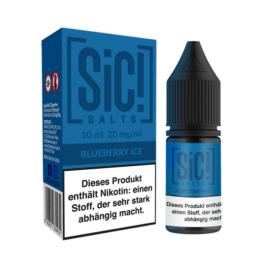 SIC Nikotinsalz - Blueberry Ice -10ml Liquid 10mg