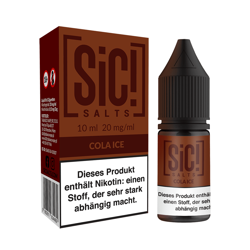 SIC Nikotinsalz - Cola Ice -10ml Liquid 10mg