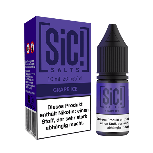 SIC Nikotinsalz - Grape Ice -10ml Liquid 20mg
