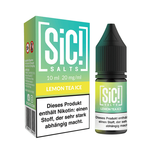 SIC Nikotinsalz - Lemon Tea Ice -10ml Liquid 20mg
