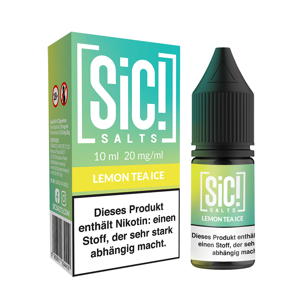 SIC Nikotinsalz Lemon Tea Ice - 10ml Liquid