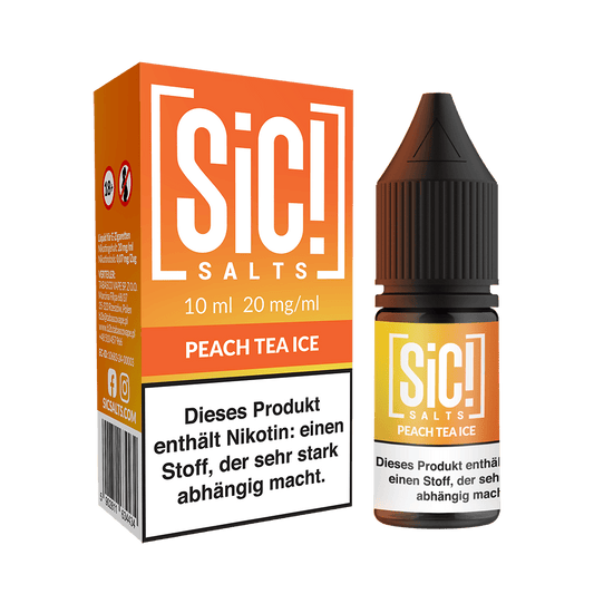SIC Nikotinsalz Peach Tea Ice - 10ml Liquid