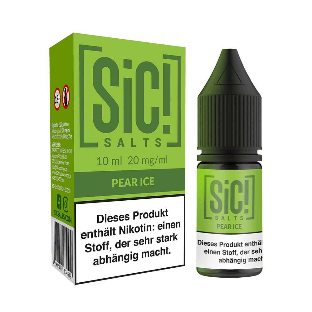 SIC Nikotinsalz Pear Ice - 10ml Liquid