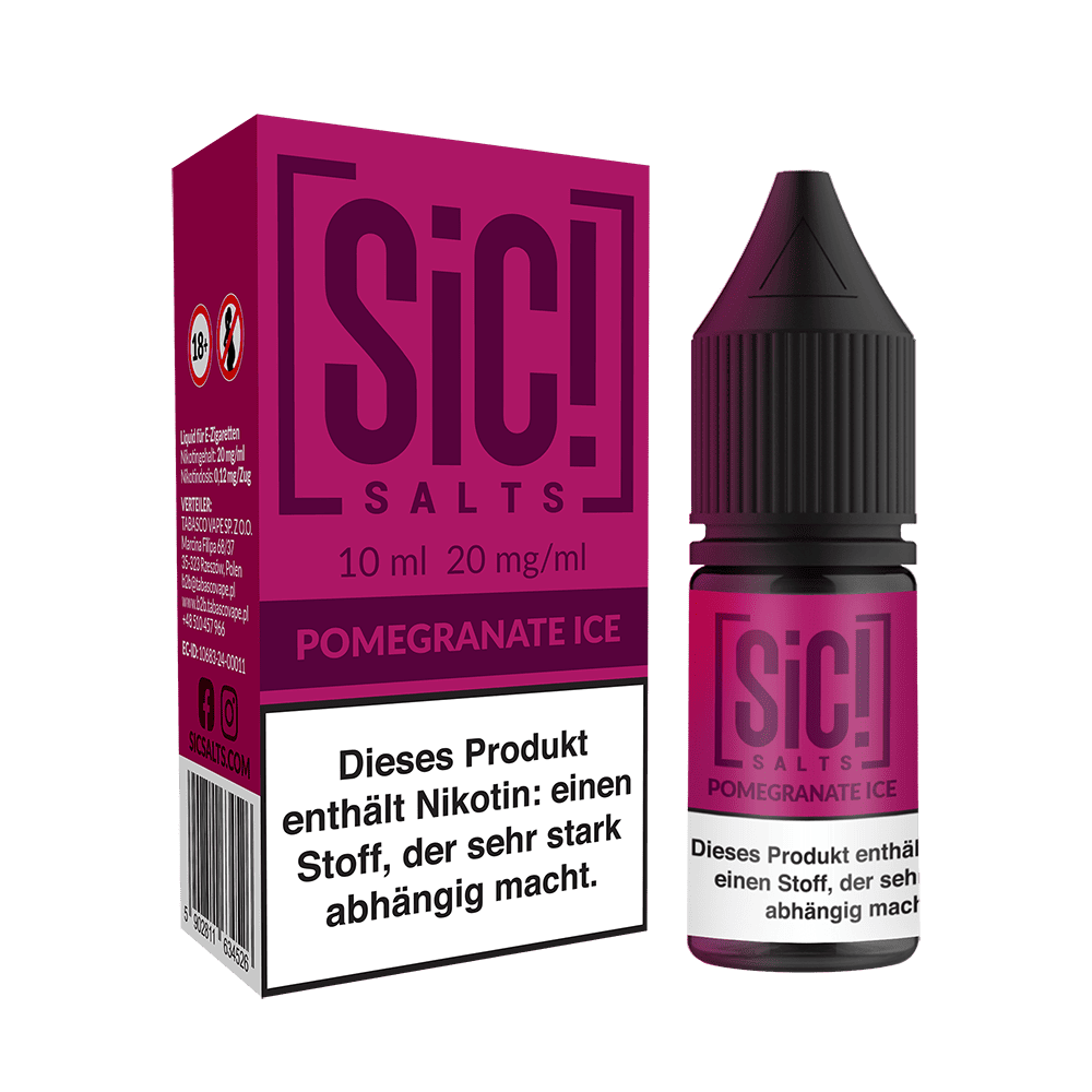 SIC Nikotinsalz Pomegranate Ice - 10ml Liquid