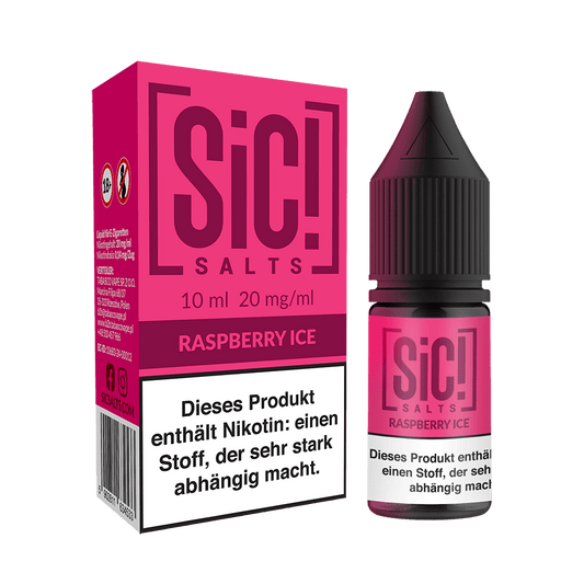 SIC Nikotinsalz - Raspberry Ice -10ml Liquid 20mg