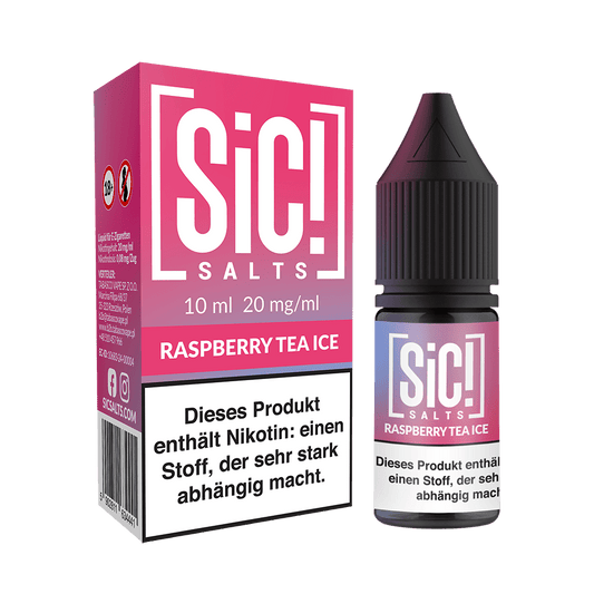 SIC Nikotinsalz - Raspberry Tea Ice -10ml Liquid 20mg