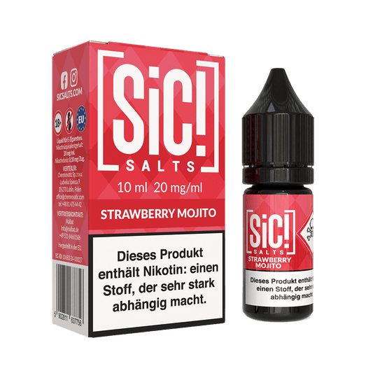 SIC Nikotinsalz - Strawberry Mojito -10ml Liquid 20mg