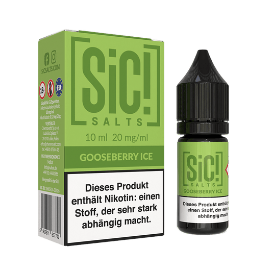 SIC Nikotinsalz - Gooseberry Ice -10ml Liquid 20mg