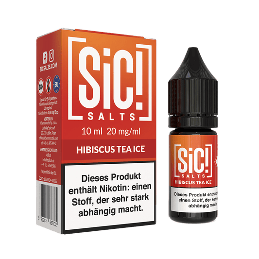 SIC Nikotinsalz - Hibiscus Tea Ice -10ml Liquid 20mg