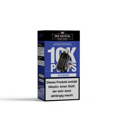 [Paket] 10x SKE Crystal Edge 10K Blueberry - 10ml Pod