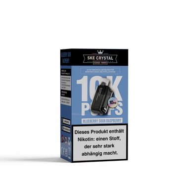 [Paket] 10x SKE Crystal Edge 10K Blueberry Sour Raspberry - 10ml Pod