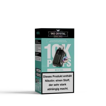 [Paket] 10x SKE Crystal Edge 10K Menthol - 10ml Pod