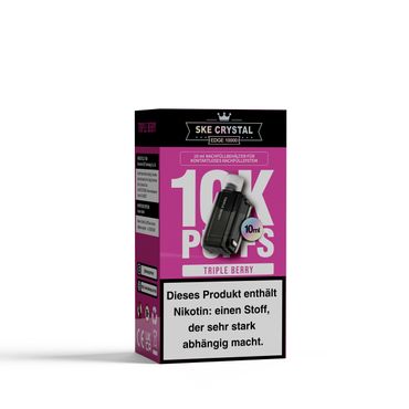 [Paket] 10x SKE Crystal Edge 10K Triple Berry - 10ml Pod