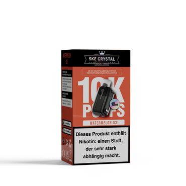 [Paket] 10x SKE Crystal Edge 10K Watermelon Ice - 10ml Pod