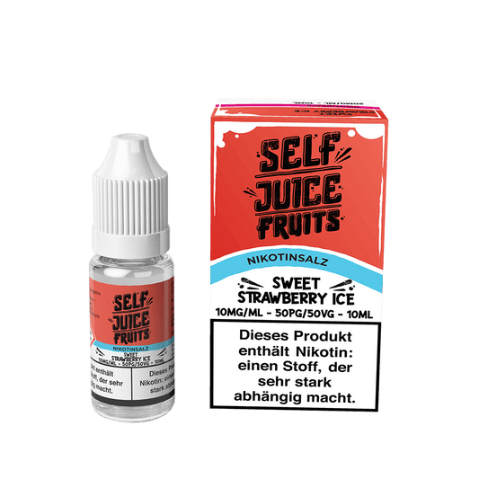 Self Juice Nikotinsalz Sweet Strawberry Ice Liquid