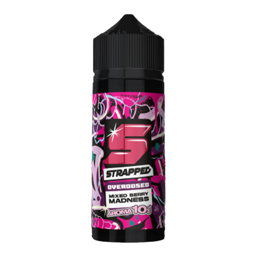 Strapped Longfill - Mixed Berry Madness - Overdosed 10ml Aroma in 120ml Flasche