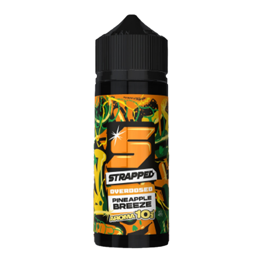 Strapped Longfill - Pineapple Breeze - Overdosed 10ml Aroma in 120ml Flasche