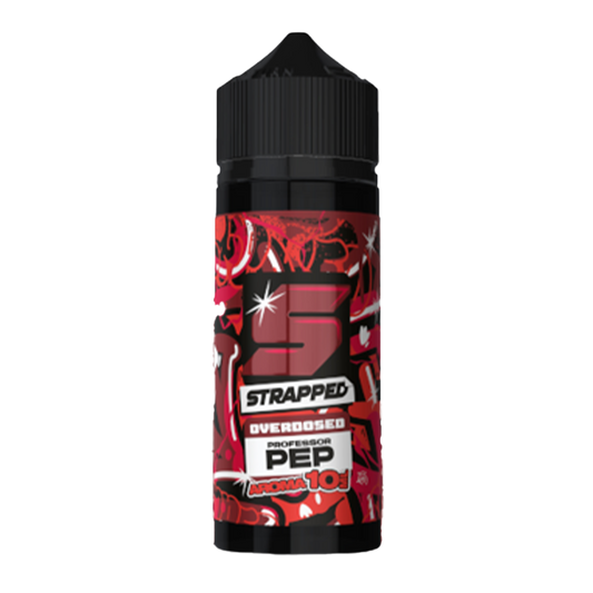 Strapped Longfill - Professor Pep - Overdosed 10ml Aroma in 120ml Flasche