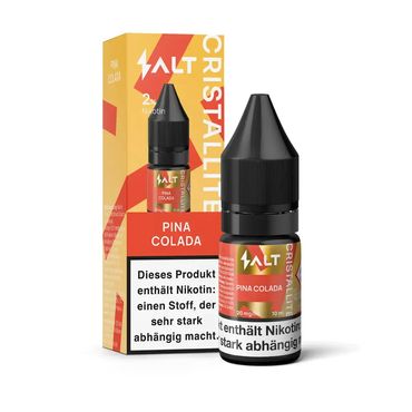[Paket] 10x Salt Cristallite Liquid 10ml - Pina Colada - 20mg/ml Nikotinstärke