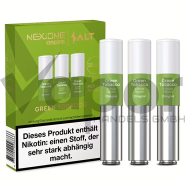 [Paket] 10x Salt NEXIONE Pod - Green Tobacco 20mg/ml