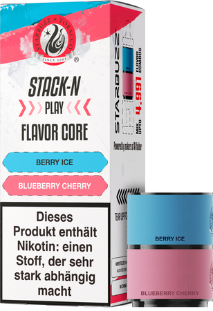 [Paket] 10x Star Buzz Pod Berry Ice und Blueberry Cherry - 2er Pack - 20mg